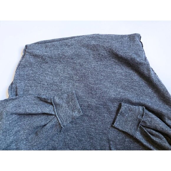 Free People Skyline Thermal Off the Shoulder Tee Black Size Medium - Picture 4 of 6